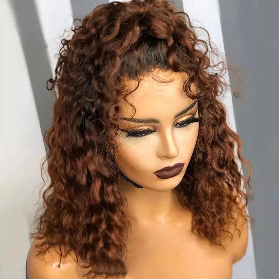 Short Bob 13x6 Wig Loose Curly 360 Frontal Human Hair Wigs Ombre Dark Bronw Blonde High Ponytail Silk Top Full Lace Indian Remy
Short Bob 13x6 Wig Loose Curly 360 Frontal Human Hair Wigs Ombre Dark Bronw Blonde High Ponytail Silk Top Full Lace Indian Remy