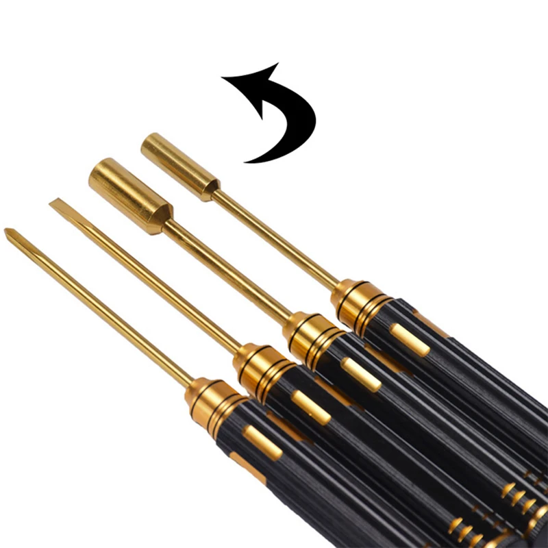 Simulation Climbing Car Accessories RC Model High Speed Steel Titanium Plated Hexagon Socket Phillips Screwdriver Set
Simulation Climbing Car Accessories RC Model High Speed Steel Titanium Plated Hexagon Socket Phillips Screwdriver Set