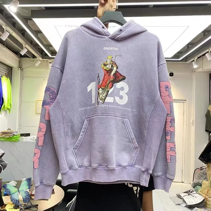 2021 Winter Foam Printing Wash Do Old Heavy Fabric Purple RRR123 Hoodie Sweatshirts
2021 Winter Foam Printing Wash Do Old Heavy Fabric Purple RRR123 Hoodie Sweatshirts