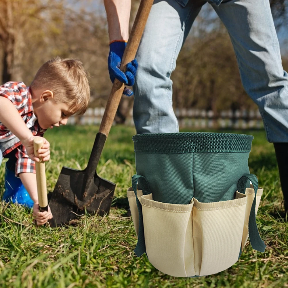 Oxford Cloth Garden Tool Storage Bag Lightweight Portable Electrician Maintenance Tool Hardware Bucket Tool Storage Basket
Oxford Cloth Garden Tool Storage Bag Lightweight Portable Electrician Maintenance Tool Hardware Bucket Tool Storage Basket