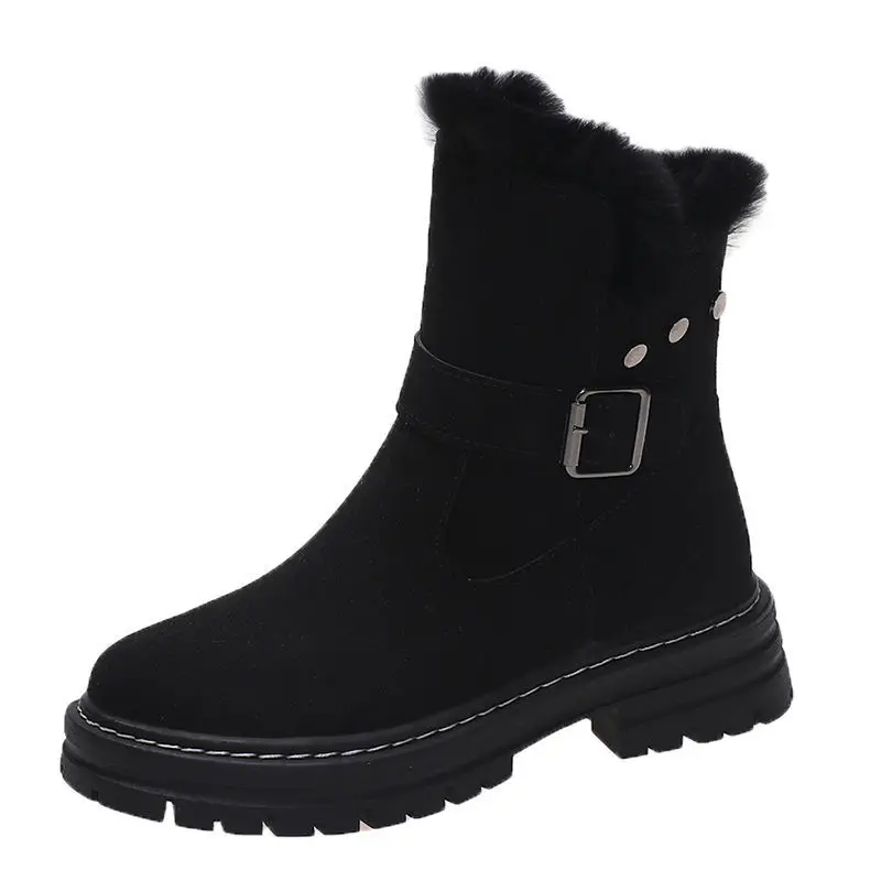 Plush and Thickened Snow Boots Women 2021 Winter New Net Red Versatile Fashion Short Tube Warm Cotton Boots Martin Boots
Plush and Thickened Snow Boots Women 2021 Winter New Net Red Versatile Fashion Short Tube Warm Cotton Boots Martin Boots