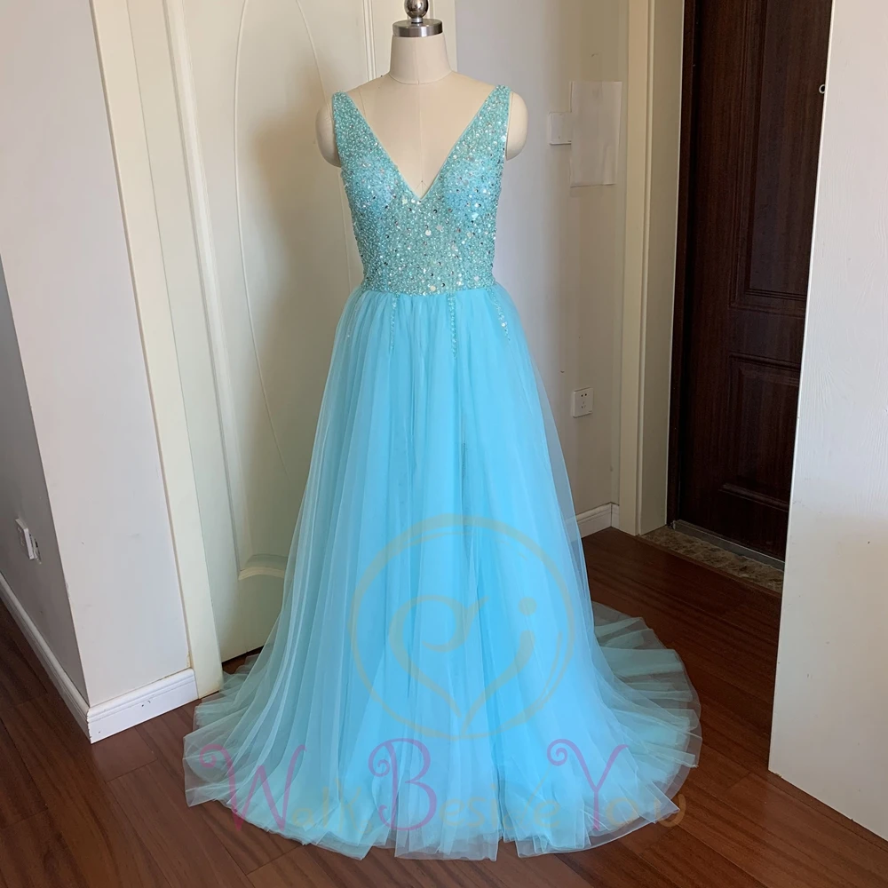 A Line Lace Up Backless Beading Dresses Plus Size Pink High Split Tulle Sweep Train Sleeveless Evening Gown
A Line Lace Up Backless Beading Dresses Plus Size Pink High Split Tulle Sweep Train Sleeveless Evening Gown