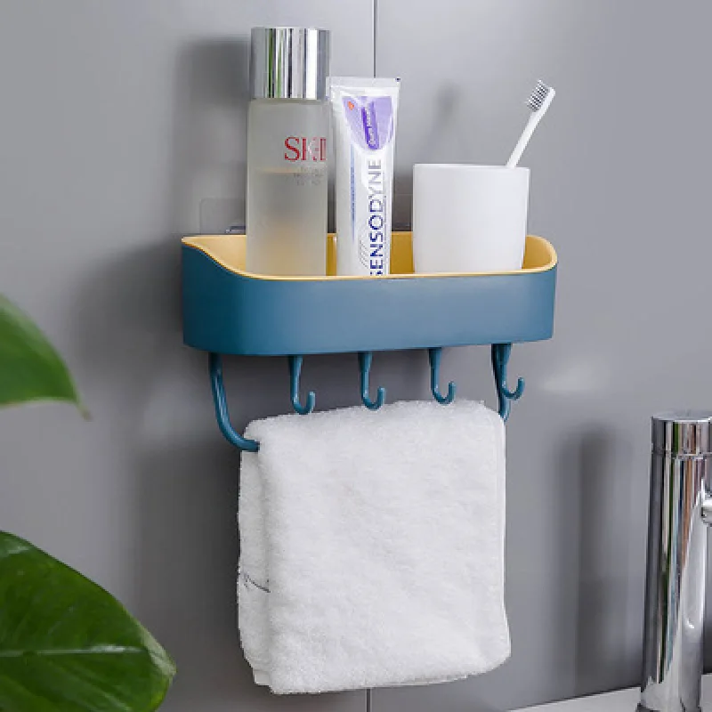 Storage Box Punch Free Bathroom Rack Wall Mounted Towel Bar Toilte Shelf Kitchen Organizer Bedroom Plastic Hook Home Helper New
Storage Box Punch Free Bathroom Rack Wall Mounted Towel Bar Toilte Shelf Kitchen Organizer Bedroom Plastic Hook Home Helper New