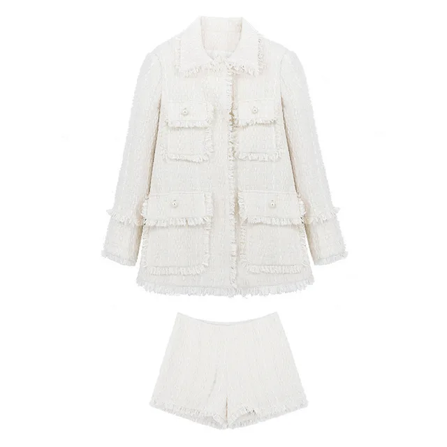 2020 Autumn Winter Tweed Jacket Coat Runway Luxury High Quality Cotton Wool Overcoat Fringe Blazer Female Lady Woolen Outerwear
2020 Autumn Winter Tweed Jacket Coat Runway Luxury High Quality Cotton Wool Overcoat Fringe Blazer Female Lady Woolen Outerwear