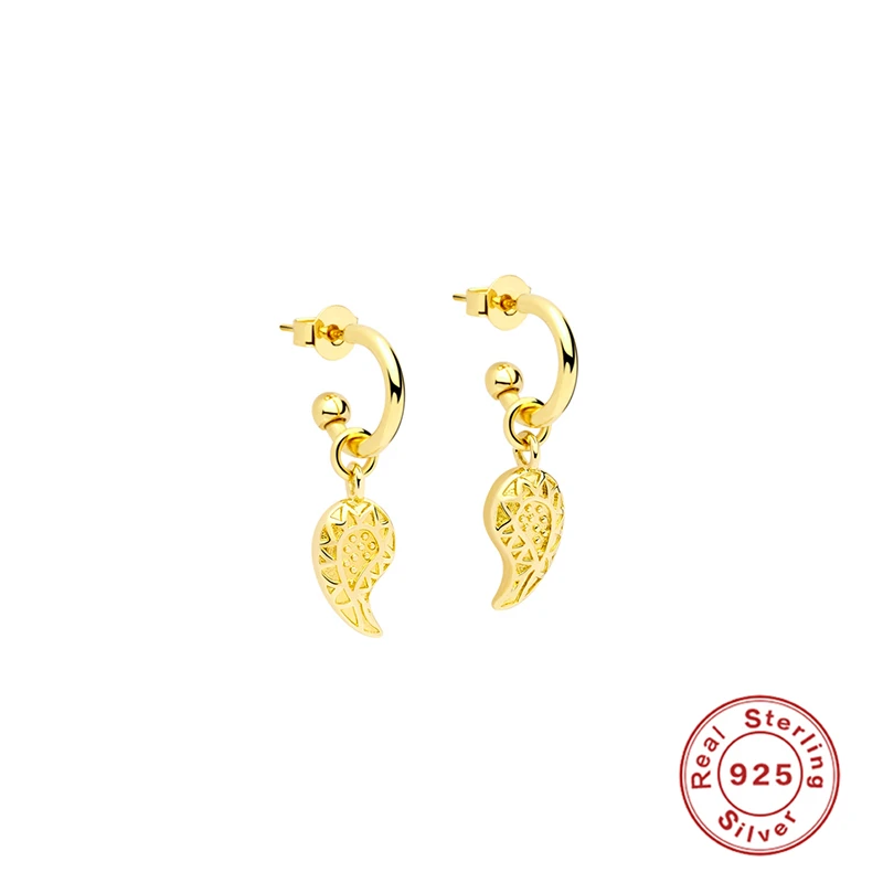 Aide 925 Sterling Silver Trendy Airfoil Wing Pendant Drop Earrings For Women Cute Half Circle Dangle Earrings Party Jewelry Gift
Aide 925 Sterling Silver Trendy Airfoil Wing Pendant Drop Earrings For Women Cute Half Circle Dangle Earrings Party Jewelry Gift