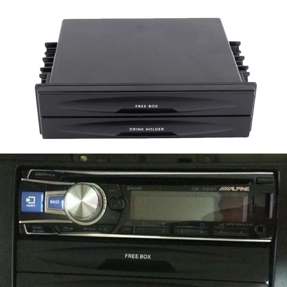 Car Storage Box Dash Trim Double Din Radio Pocket Drink Cup Storage Holder Box Universal High Quality 18cm X 12.8cm X 5cm
Car Storage Box Dash Trim Double Din Radio Pocket Drink Cup Storage Holder Box Universal High Quality 18cm X 12.8cm X 5cm