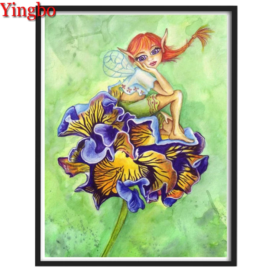 Full square/round diamond Cartoon flower fairy elf 5D DIY diamond painting mosaic embroidery cross stitch home decoration gift
Full square/round diamond Cartoon flower fairy elf 5D DIY diamond painting mosaic embroidery cross stitch home decoration gift