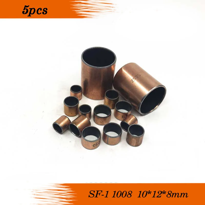 Free shipping High Quality 5Pcs SF1 SF-1 1008 Self Lubricating Composite Bearing Bushing Sleeve 10 x 12 x 8mm sliding bearing
Free shipping High Quality 5Pcs SF1 SF-1 1008 Self Lubricating Composite Bearing Bushing Sleeve 10 x 12 x 8mm sliding bearing