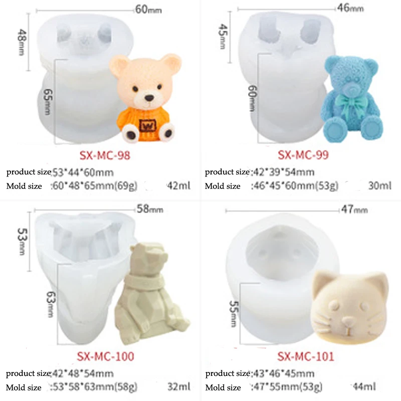 1Pc Ice Silicone Mold Bear Shape Animal Coffee Milk Tea Ice Cube Mould Diy Hockey Ice Cube Maker Kitchen Bar Drink Accessories
1Pc Ice Silicone Mold Bear Shape Animal Coffee Milk Tea Ice Cube Mould Diy Hockey Ice Cube Maker Kitchen Bar Drink Accessories