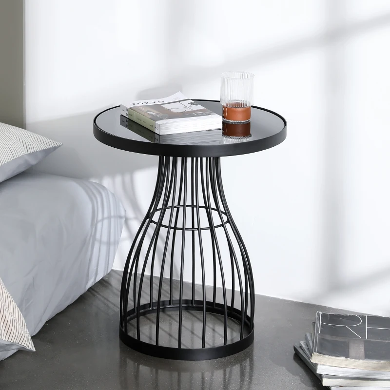 Solid line support Nordic light luxury small side table mirror highlight living room storage sofa side table modern simple round
Solid line support Nordic light luxury small side table mirror highlight living room storage sofa side table modern simple round