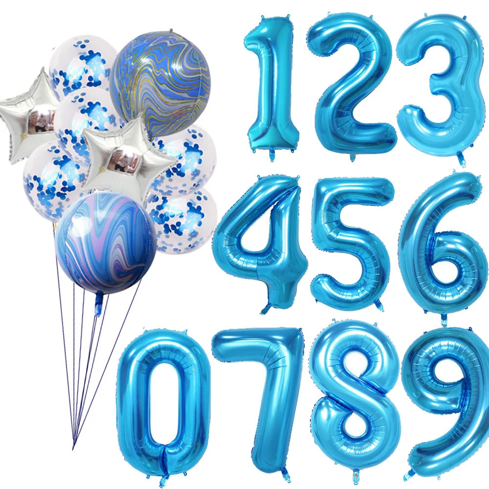Blue Number Foil Balloon Birthday Party Decor Latex Balloons Kids Baby Girl 0 1 2 3 4 5 6 7 8 9 Years Old 1st Birthday
Blue Number Foil Balloon Birthday Party Decor Latex Balloons Kids Baby Girl 0 1 2 3 4 5 6 7 8 9 Years Old 1st Birthday
