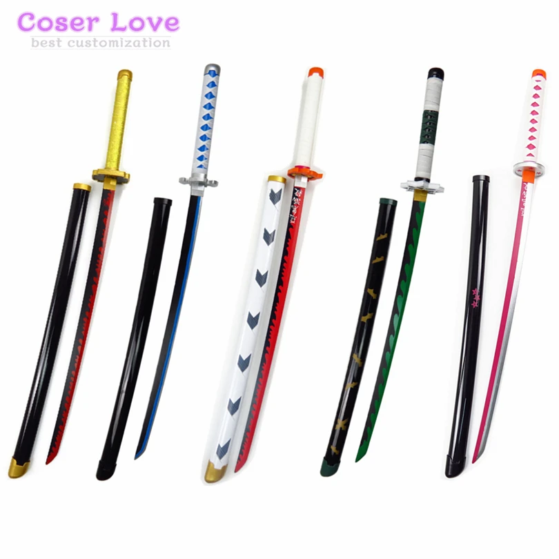104cm Demon Slayer Kimetsu no Yaiba Tomioka Giyuu Kochou Shinobu Rengoku Kyoujurou Cosplay Prop Sword Halloween Ninja Katana
104cm Demon Slayer Kimetsu no Yaiba Tomioka Giyuu Kochou Shinobu Rengoku Kyoujurou Cosplay Prop Sword Halloween Ninja Katana