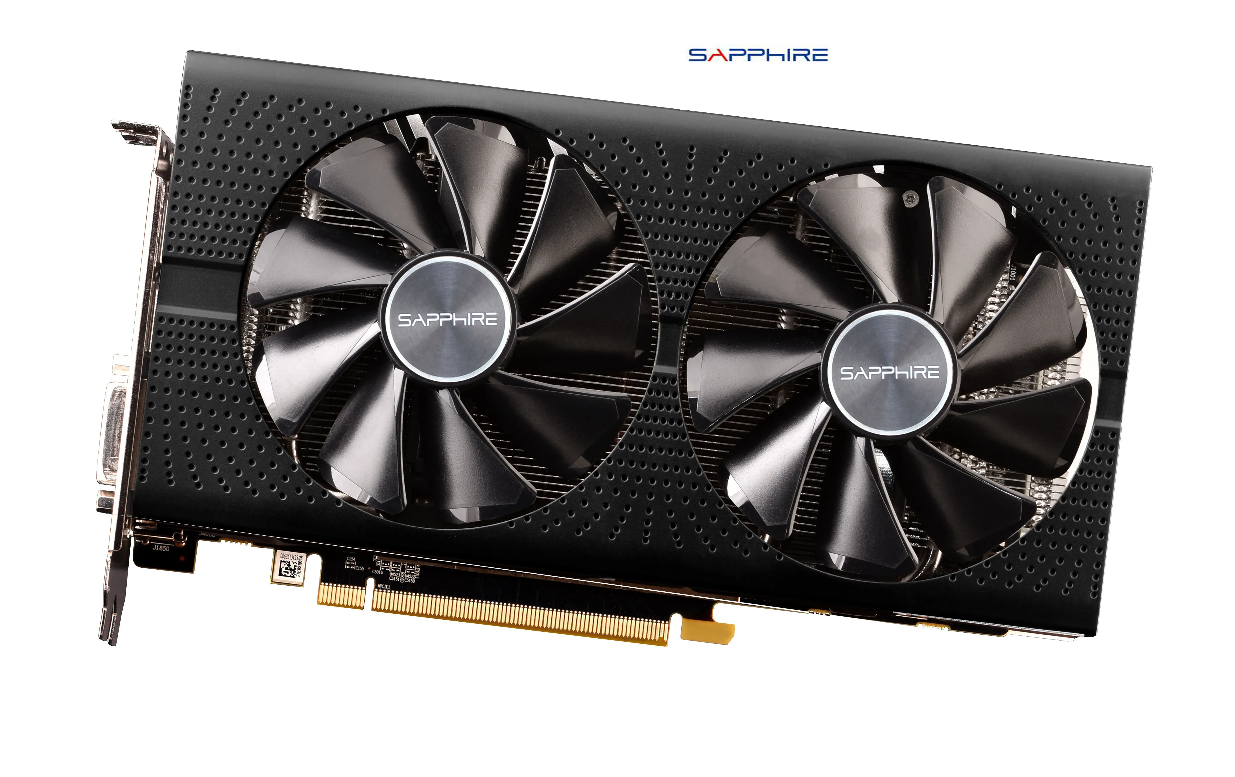 Б/у SAPPHIRE видеокарта RX 580 2048SP 4 Гб 256Bit GDDR5 видеокарты DisplayPort DVI (2048 Потоковый