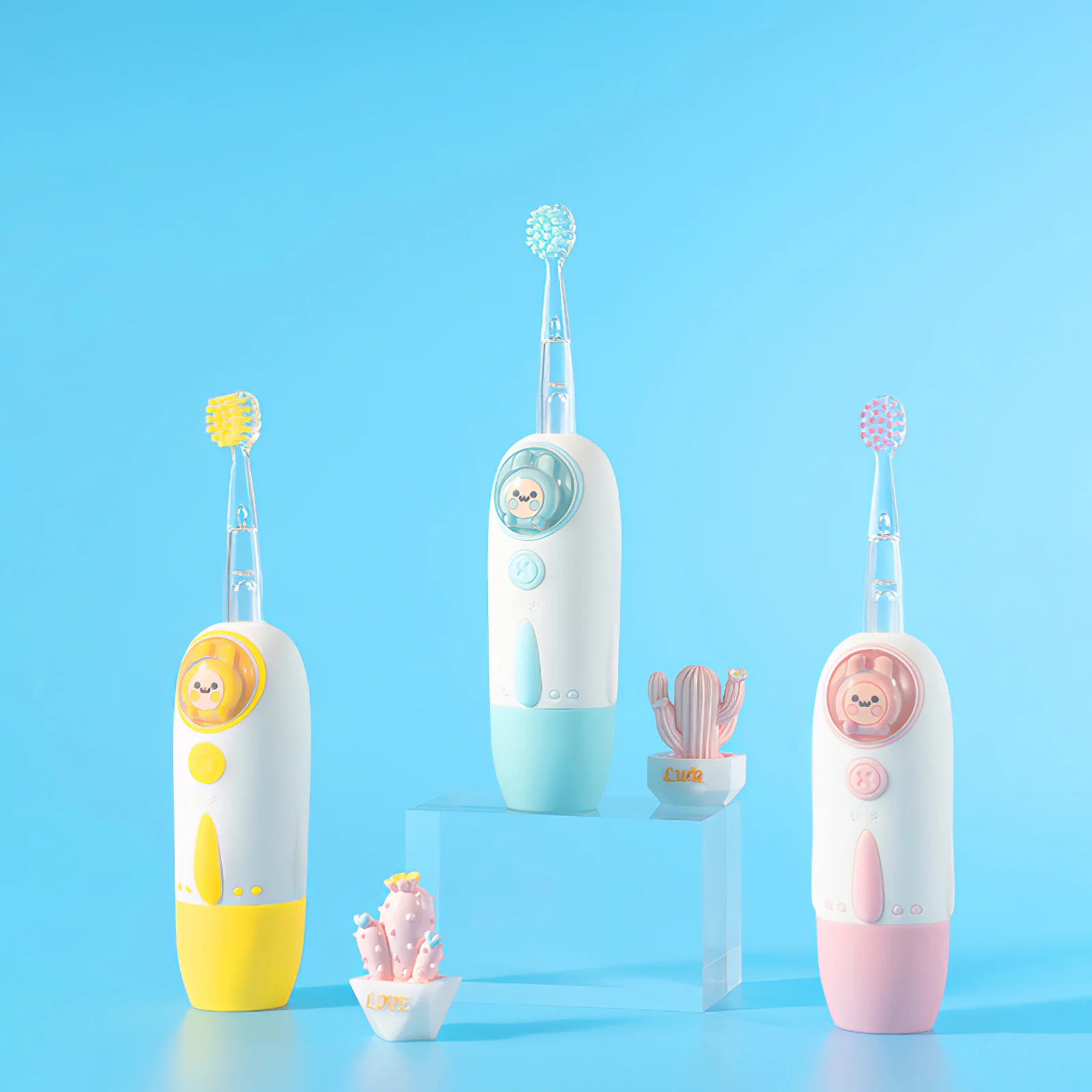 Baby Kid Electric Toothbrush 4 Levels Switchable Children Electric Tooth Cleaner IPX7 Waterproof With 2 Brush Heads Replacement
Baby Kid Electric Toothbrush 4 Levels Switchable Children Electric Tooth Cleaner IPX7 Waterproof With 2 Brush Heads Replacement