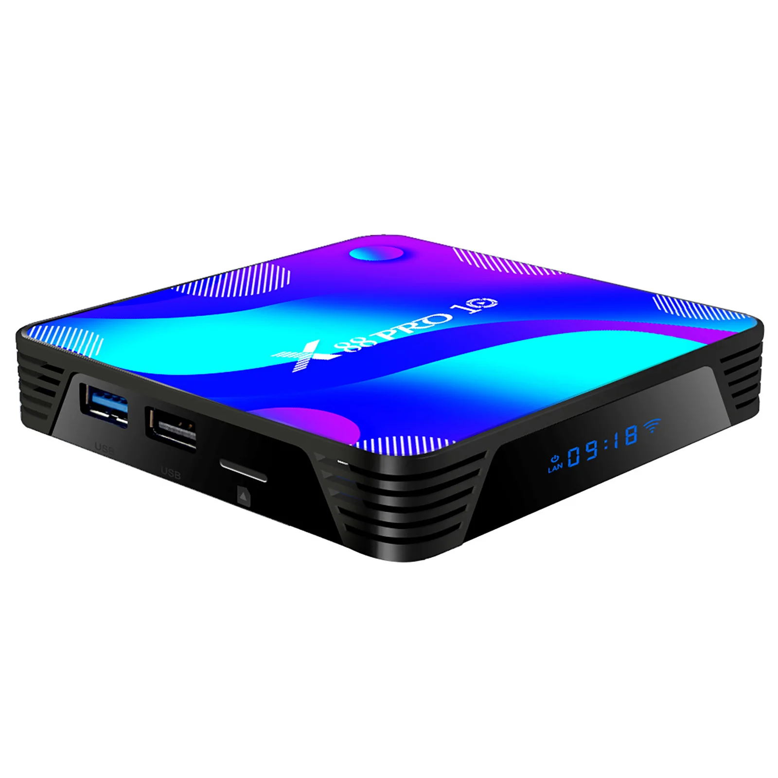 Android11.0 TV Box RK3318 4K 2.4G 5G Dual Band WiFi + BT4.0 Quad-core 64-bit TV Box with IR Remote EU Plug
Android11.0 TV Box RK3318 4K 2.4G 5G Dual Band WiFi + BT4.0 Quad-core 64-bit TV Box with IR Remote EU Plug