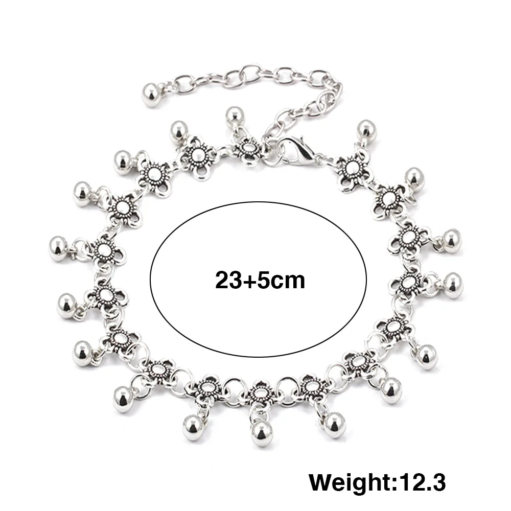 Huitan Simple Drop Ball Hollow Out Flower Design Anklets for Women Vintage Ethnic Style Elegant Female Anklet Jewelry Beach Wear
Huitan Simple Drop Ball Hollow Out Flower Design Anklets for Women Vintage Ethnic Style Elegant Female Anklet Jewelry Beach Wear