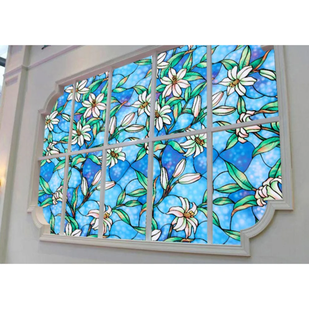 Static Cling Frosted PVC Glass Sticker Glue Free Orchid Film Anti-UV Window Sticker Glass Decal - 45 x 100cm
Static Cling Frosted PVC Glass Sticker Glue Free Orchid Film Anti-UV Window Sticker Glass Decal - 45 x 100cm