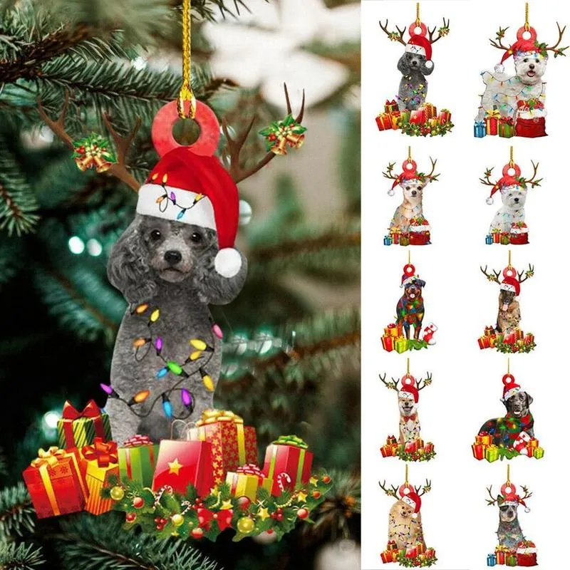 Рождественский Счастливый щенок, красочные пузырьки, акриловый автомобильный кулон, подвесное украшение, интерьерный декор для автомобиля... 
Рождественский Счастливый щенок, красочные пузырьки, акриловый автомобильный кулон, подвесное украшение, интерьерный декор для автомобиля...