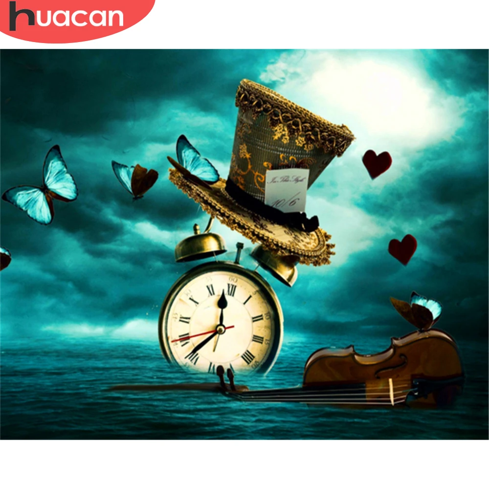 HUACAN Picture By Number Sea Scenery Kits DIY Unique Gift Painting By Numbers Clock On Canvas HandPainted Decoration Art Gift
HUACAN Picture By Number Sea Scenery Kits DIY Unique Gift Painting By Numbers Clock On Canvas HandPainted Decoration Art Gift