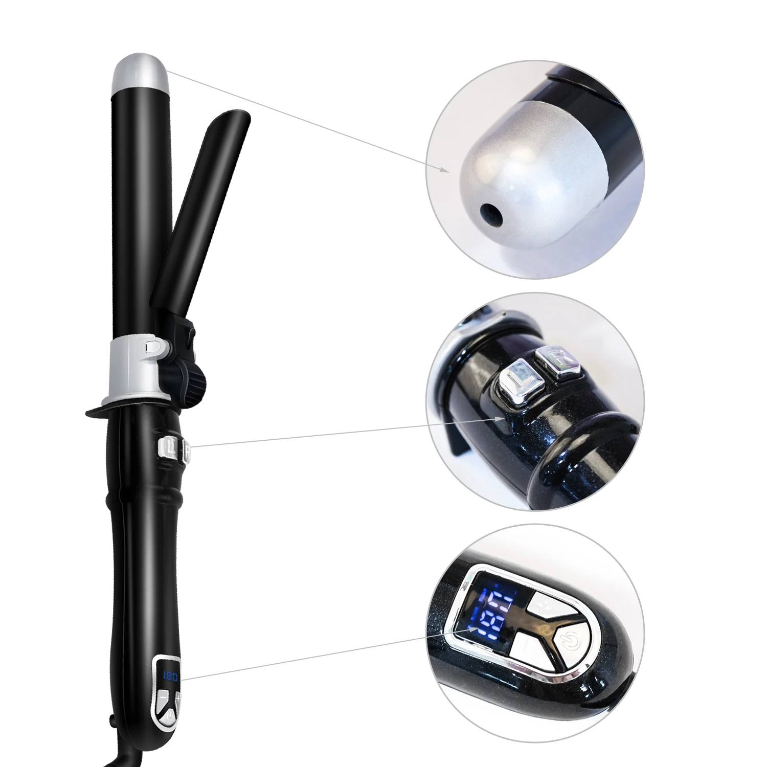 Curling Iron Real Electric Professional Ceramic Hair Curler Roller Curls Wand Waver Fashion Styling Tools
Curling Iron Real Electric Professional Ceramic Hair Curler Roller Curls Wand Waver Fashion Styling Tools