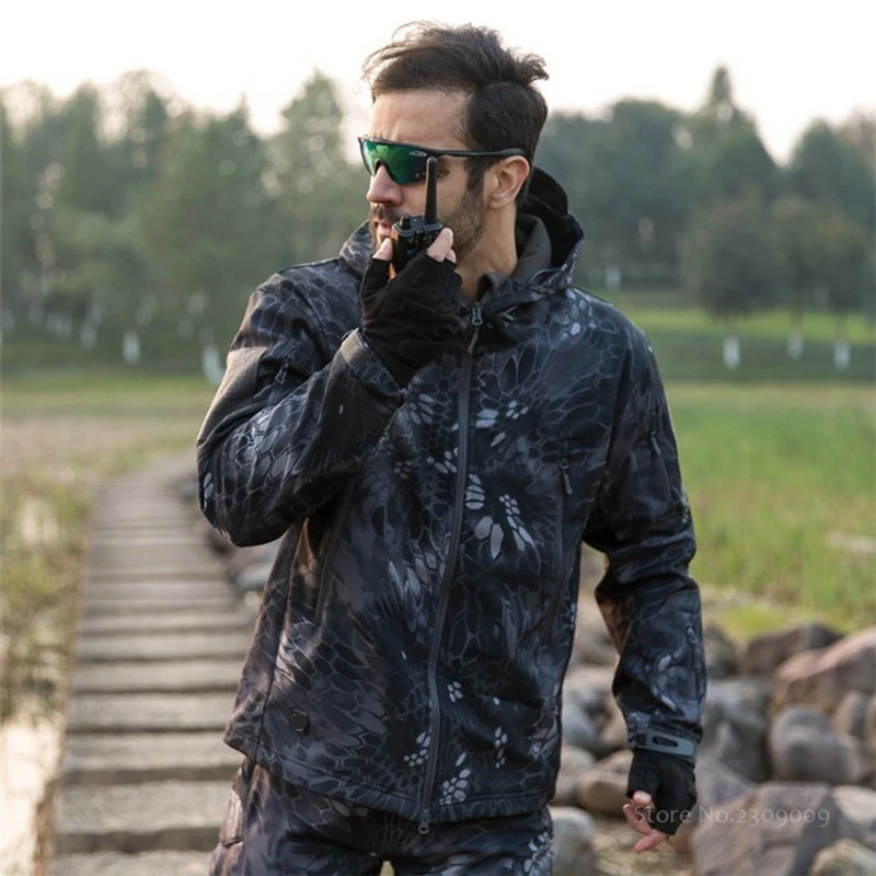 Shark Skin Soft Shell Military Tactical Jacket or pants Men Waterproof Windproof Warm Coat Camouflage Army Clothing
Shark Skin Soft Shell Military Tactical Jacket or pants Men Waterproof Windproof Warm Coat Camouflage Army Clothing