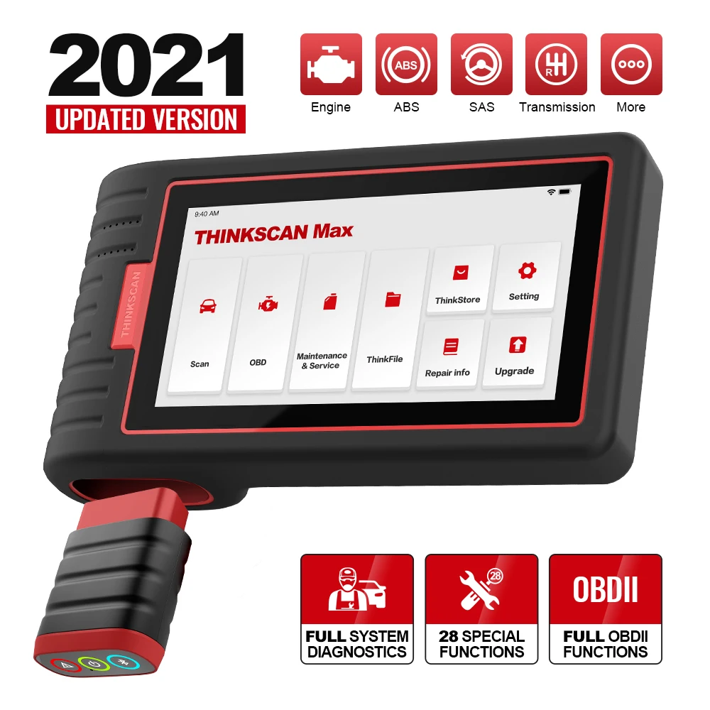 Thinkcar Thinkscan Max Auto OBD2 Diagnostic Tools Full System ECU Coding Bidirectional Control 28 Reset auto diagnostic tools
Thinkcar Thinkscan Max Auto OBD2 Diagnostic Tools Full System ECU Coding Bidirectional Control 28 Reset auto diagnostic tools