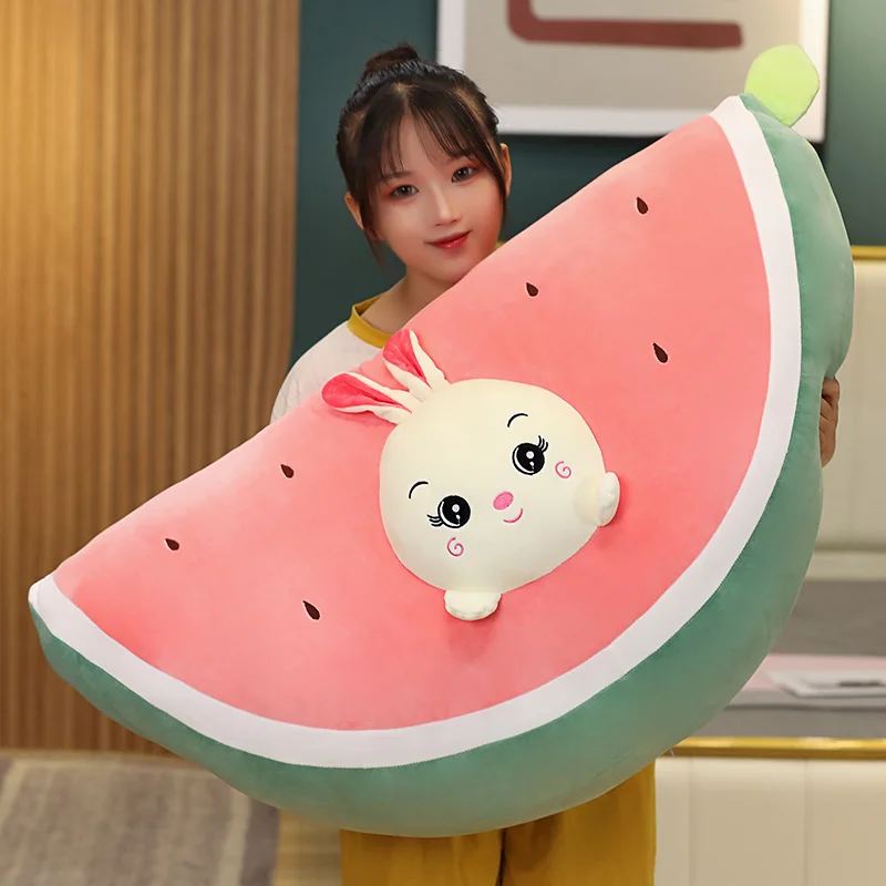 Multi Size Plush Toy Kawaii's Watermelon Animal Pillow Soft Rabbit Plush Elastic Plush Fabric For Girlfriend's Birthday Gift
Multi Size Plush Toy Kawaii's Watermelon Animal Pillow Soft Rabbit Plush Elastic Plush Fabric For Girlfriend's Birthday Gift