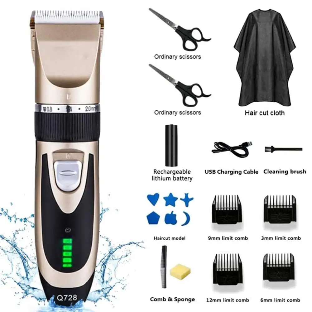Children Electric Hair Clipper Hair Clipper USB Interface Charging Waterproof Trimmer Kids Mute Hair Clipper Shaving Head Home
Children Electric Hair Clipper Hair Clipper USB Interface Charging Waterproof Trimmer Kids Mute Hair Clipper Shaving Head Home