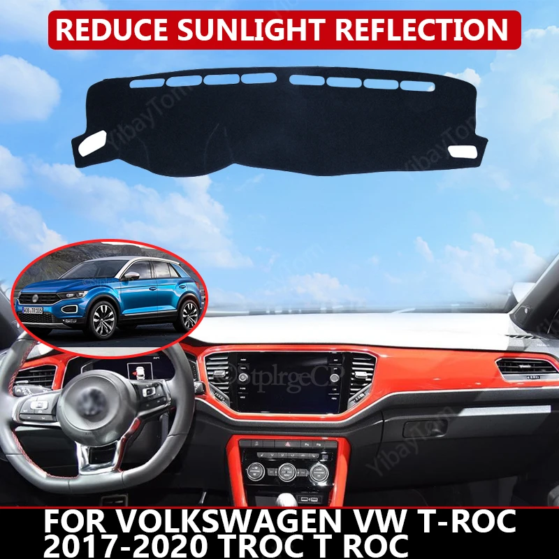 Car Dashboard Cover for Volkswagen VW T-Roc 2017-2020 TRoc T Roc Mat Protector Sun Shade Dashmat Board Pad Auto Carpet
Car Dashboard Cover for Volkswagen VW T-Roc 2017-2020 TRoc T Roc Mat Protector Sun Shade Dashmat Board Pad Auto Carpet
