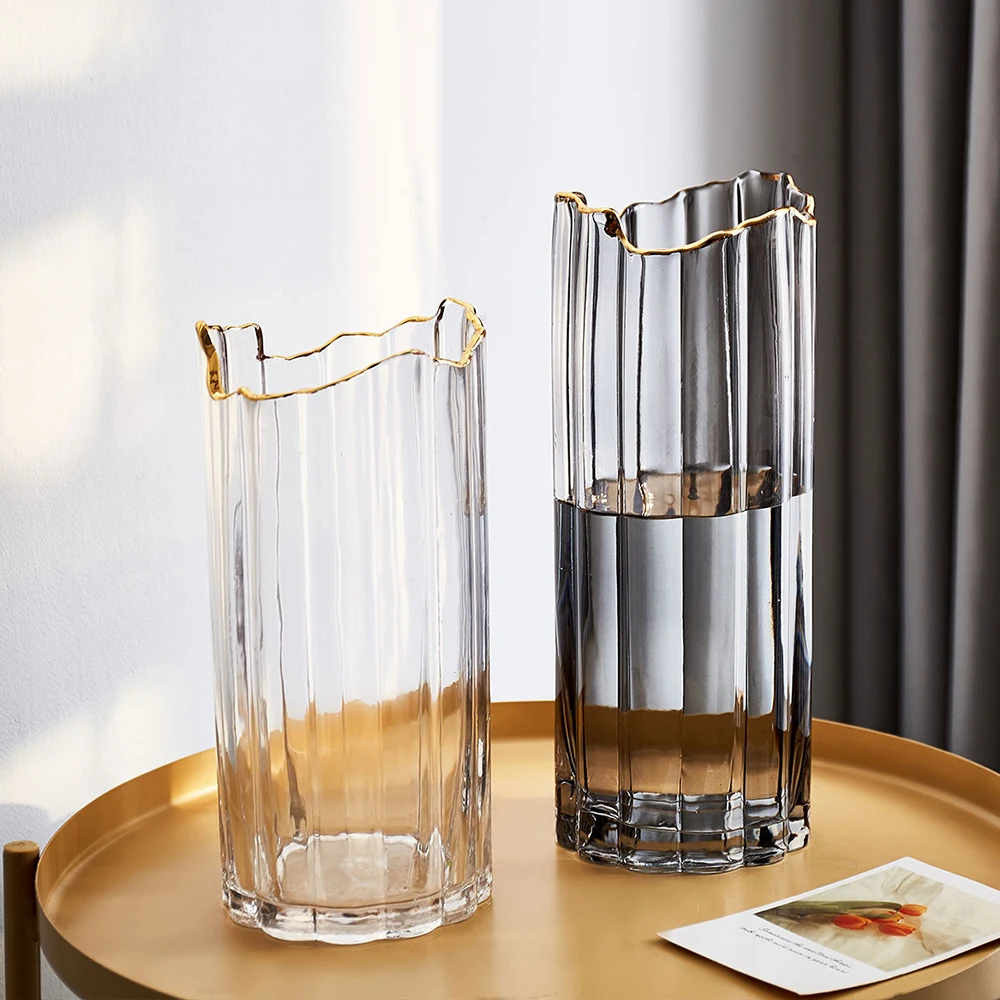 Nordic Irregular Glass Vase Transparent Flower Arrangement Plant Pot Hydroponics Modern Home Decoration Living Room Accessories
Nordic Irregular Glass Vase Transparent Flower Arrangement Plant Pot Hydroponics Modern Home Decoration Living Room Accessories