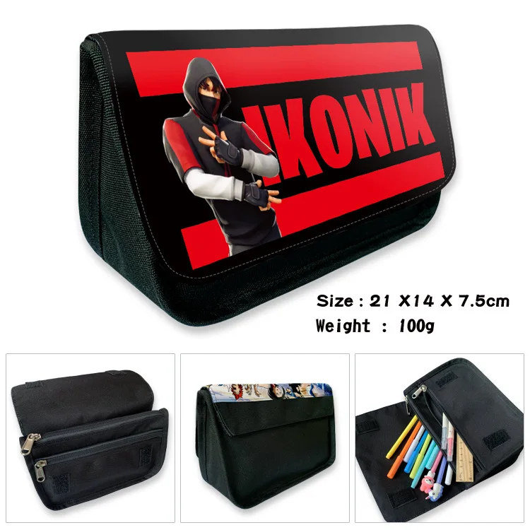 Fortnite Pencil Case Cartoon Large-capacity Student Print Canvas Zipper Pencil Case Multifunctional School Bag Stationery Box
Fortnite Pencil Case Cartoon Large-capacity Student Print Canvas Zipper Pencil Case Multifunctional School Bag Stationery Box