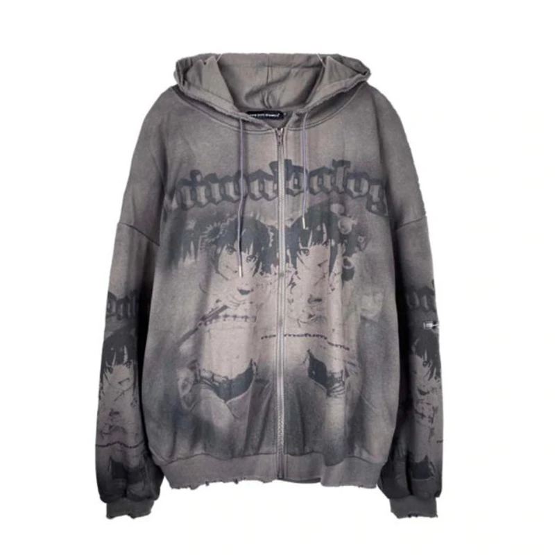 Dourbesty Gothic Vintage Oversized Hoodies Women Autumn Zip Up Long Sleeve Loose Sweatshirts Coat E-girl Female Harajuku Clothes
Dourbesty Gothic Vintage Oversized Hoodies Women Autumn Zip Up Long Sleeve Loose Sweatshirts Coat E-girl Female Harajuku Clothes