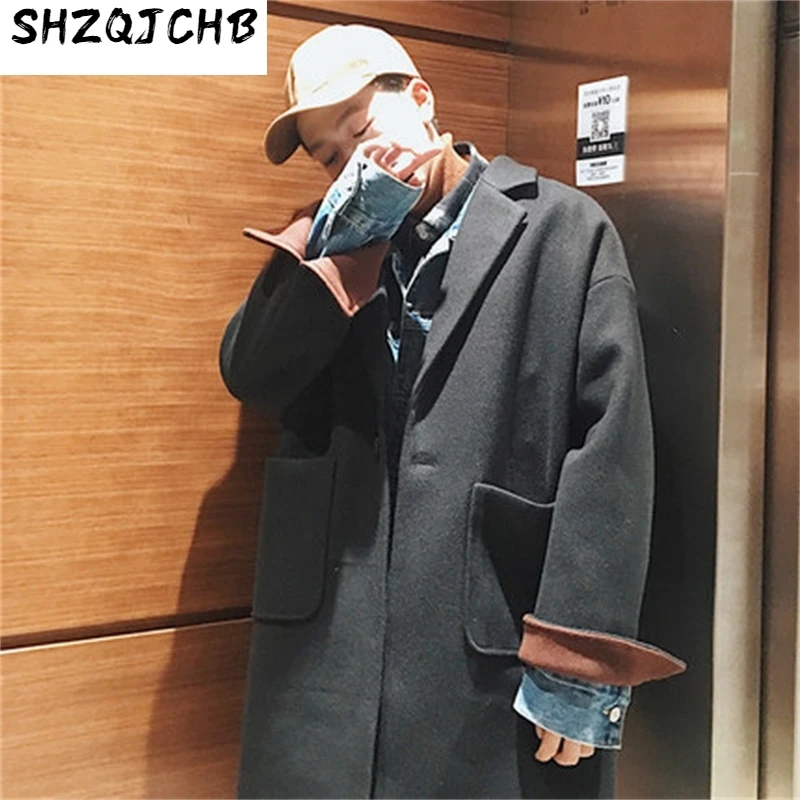 JCHB 2021 New Men Autumn Winter Woolen Coat Overcoats Jacket Men's Casual Fashion Loose Large Size Windbreaker Outwear LX1477
JCHB 2021 New Men Autumn Winter Woolen Coat Overcoats Jacket Men's Casual Fashion Loose Large Size Windbreaker Outwear LX1477