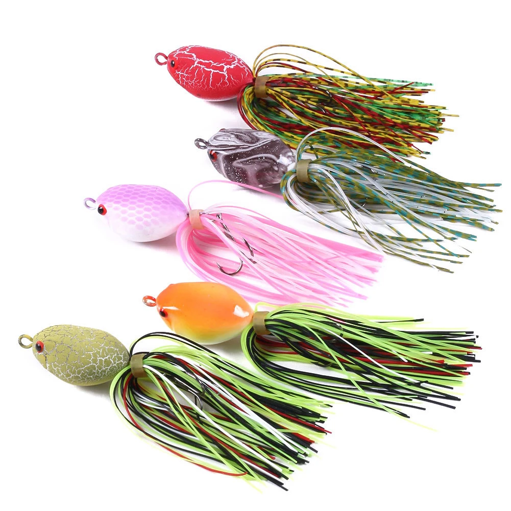 Fishing Lures Topwater Artificial Plastic Soft Bait Frog Fishing Lures For Saltwater Freshwater Bait 5PCS Fishing Lures Topwater
Fishing Lures Topwater Artificial Plastic Soft Bait Frog Fishing Lures For Saltwater Freshwater Bait 5PCS Fishing Lures Topwater