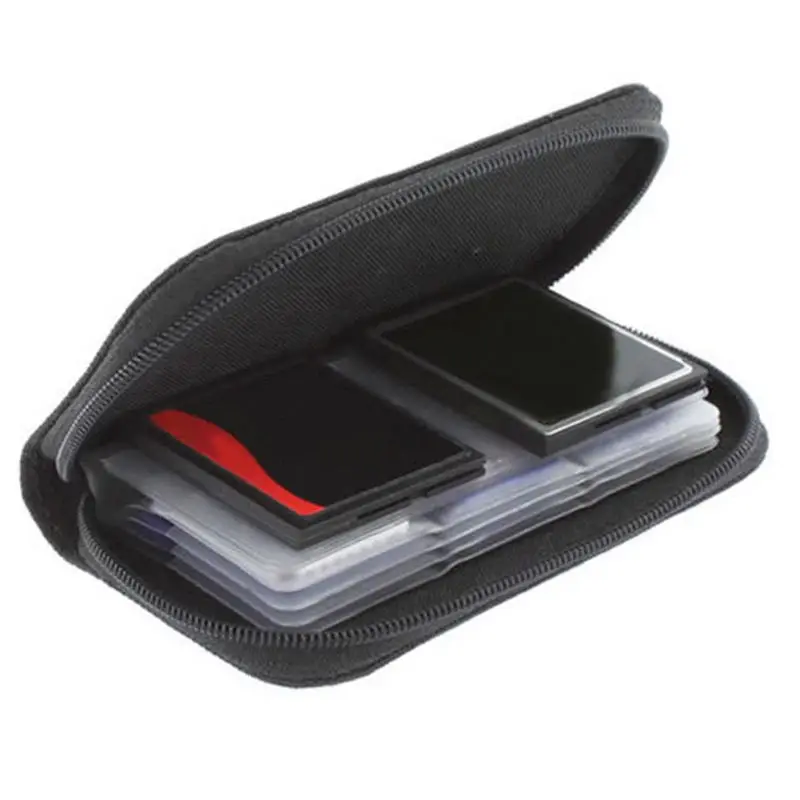 SolidSDHC MMC CF For MicroMemory Card Storage Carrying Pouch bag Box Case Stationery Holder Protector Wallet Black 1pc
SolidSDHC MMC CF For MicroMemory Card Storage Carrying Pouch bag Box Case Stationery Holder Protector Wallet Black 1pc