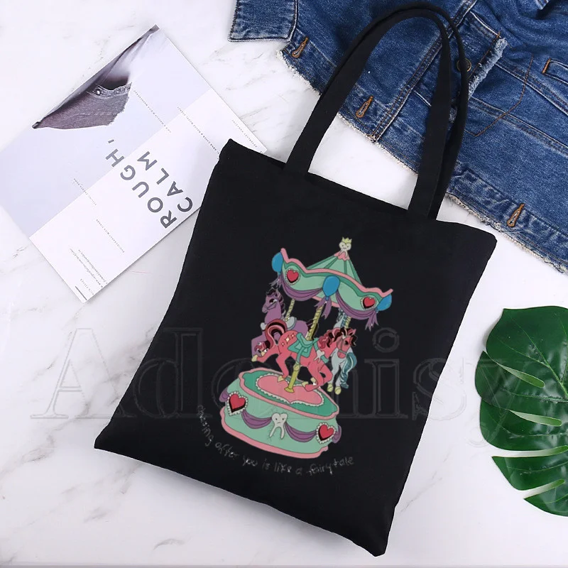 Melanie Martinez Tote Bag Unisex Canvas Bags Shopping Bags Printed Casual Shoulder Bag Foldable Black
Melanie Martinez Tote Bag Unisex Canvas Bags Shopping Bags Printed Casual Shoulder Bag Foldable Black