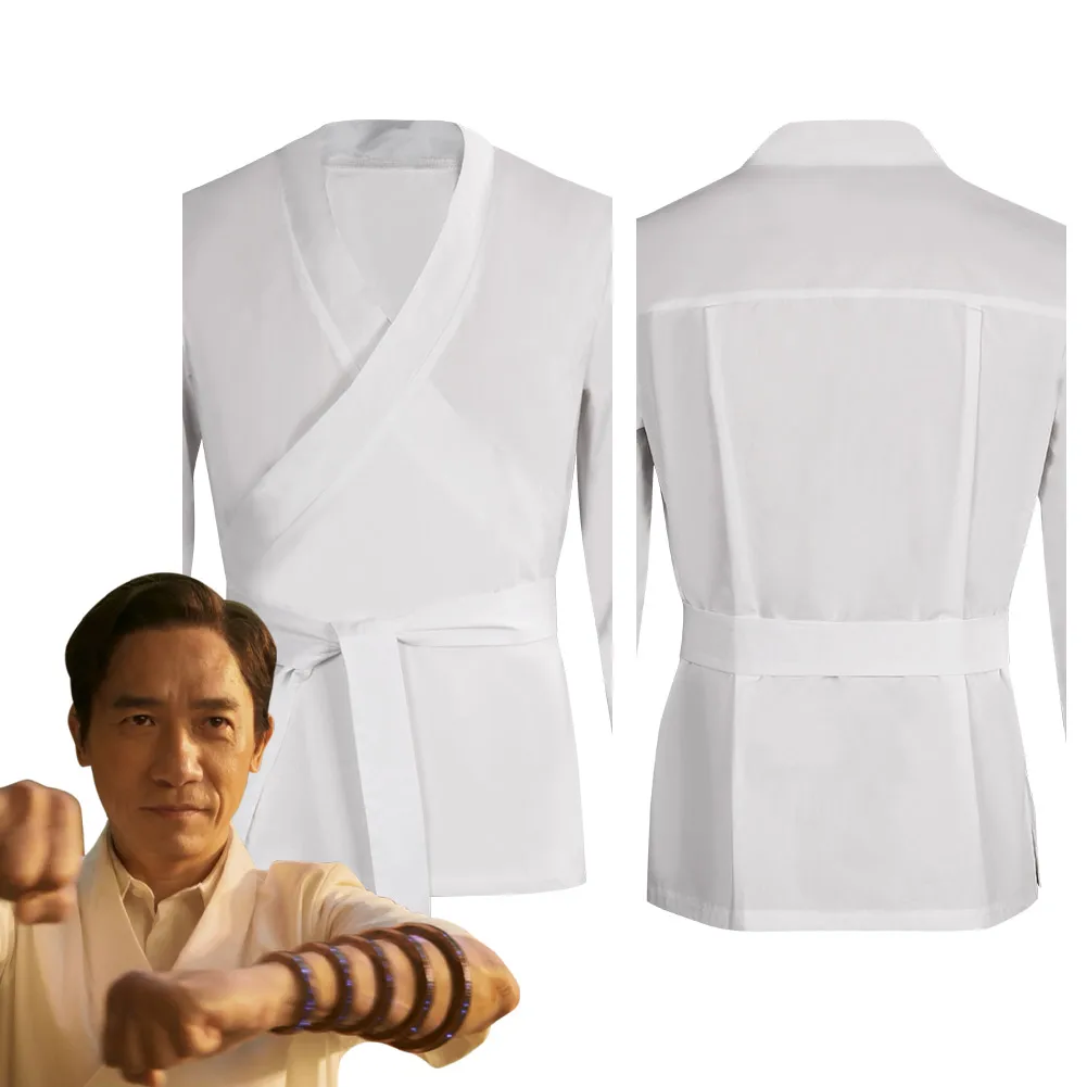 Shang Chi десять колец, костюм для косплея Wenwu, белая тренировочная униформа для Хэллоуина, карнавала, кунг-фу
Shang Chi десять колец, костюм для косплея Wenwu, белая тренировочная униформа для Хэллоуина, карнавала, кунг-фу