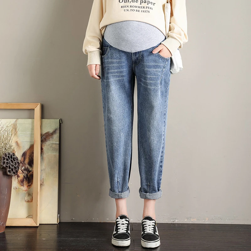M-4XL Size Fashion Casual Loose Maternity Jeans Elastic Waist Stomach Lift Denim Jean Maternity Pants for Pregnant Women
M-4XL Size Fashion Casual Loose Maternity Jeans Elastic Waist Stomach Lift Denim Jean Maternity Pants for Pregnant Women