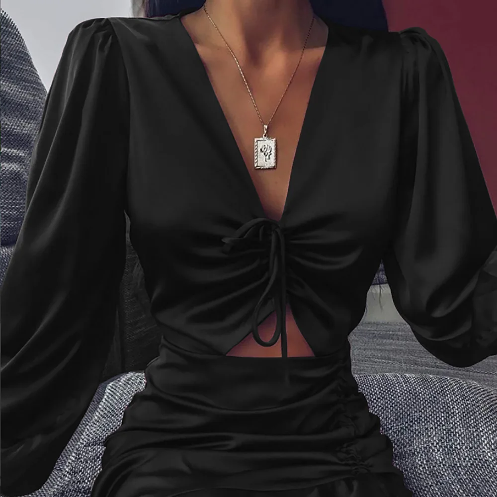Women's Dress Ruffled Leopard Print Long-Sleeved A-Line Skirt European And American Sexy Foreign Trade Dress V-Neck
Women's Dress Ruffled Leopard Print Long-Sleeved A-Line Skirt European And American Sexy Foreign Trade Dress V-Neck
