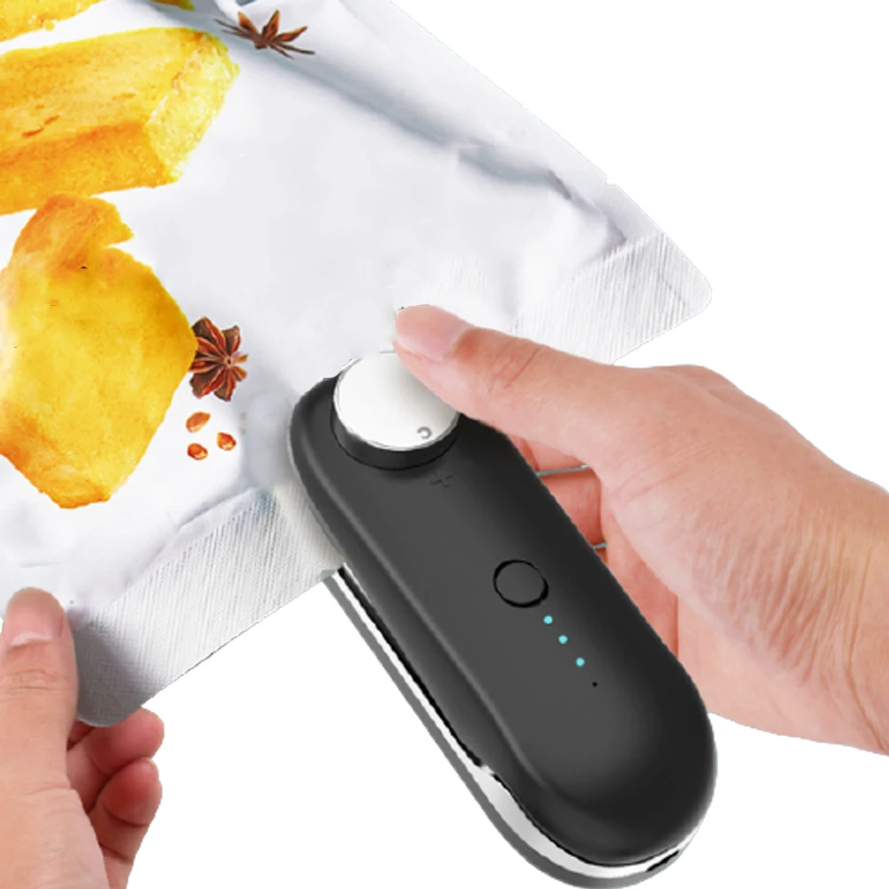 Mini Bag Sealer, Portable 3 Gears Heat Vacuum Sealers Plastic Sealer, 2 in 1 Heat Seal and Cutter for Plastic Bags Food Storage
Mini Bag Sealer, Portable 3 Gears Heat Vacuum Sealers Plastic Sealer, 2 in 1 Heat Seal and Cutter for Plastic Bags Food Storage