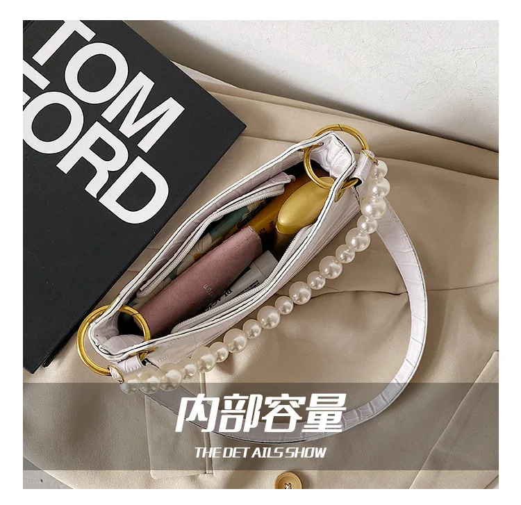 Retro Design Ladies Pearl Chain Small Shoulder Bags Fashion Candy Color Women Underarm Bag Female Evening Clutch Purse Handbags
Retro Design Ladies Pearl Chain Small Shoulder Bags Fashion Candy Color Women Underarm Bag Female Evening Clutch Purse Handbags