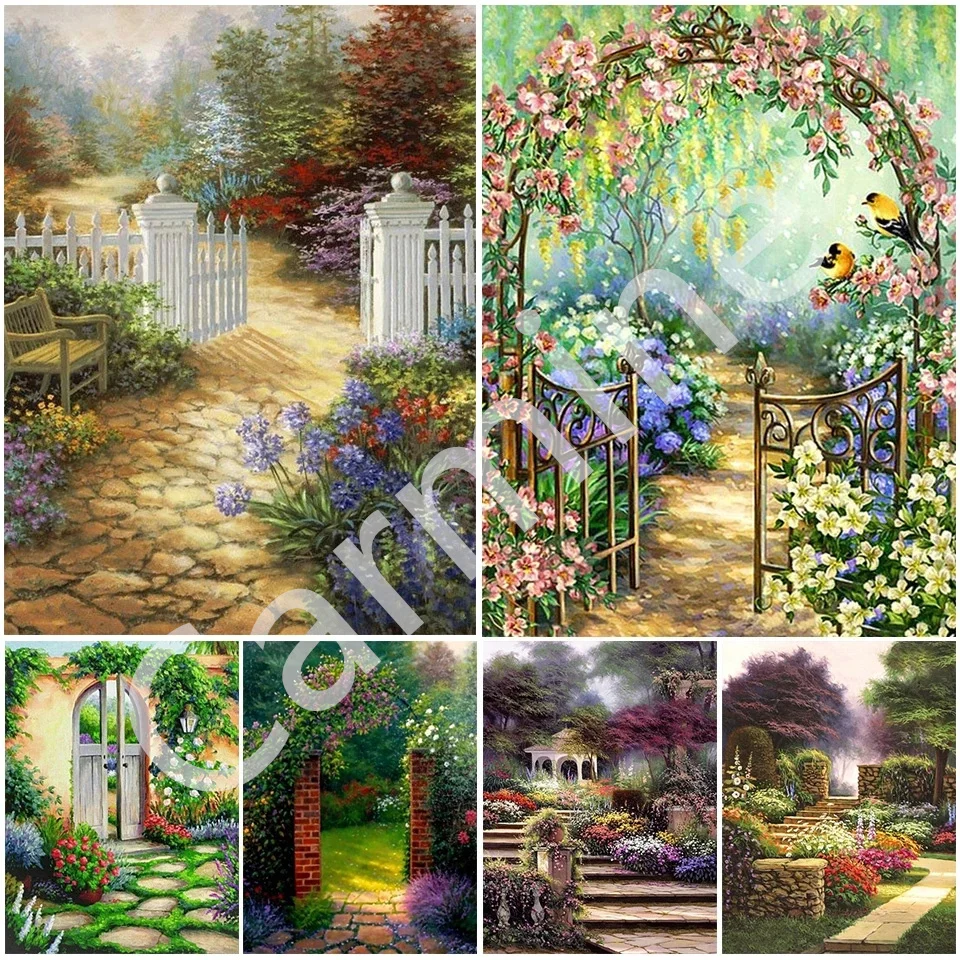 DIY 5D Diamond Painting Garden Landscape Cross Stitch Picture of Rhinestones Embroidery Full Round&Square Drill Home Decoration
DIY 5D Diamond Painting Garden Landscape Cross Stitch Picture of Rhinestones Embroidery Full Round&Square Drill Home Decoration