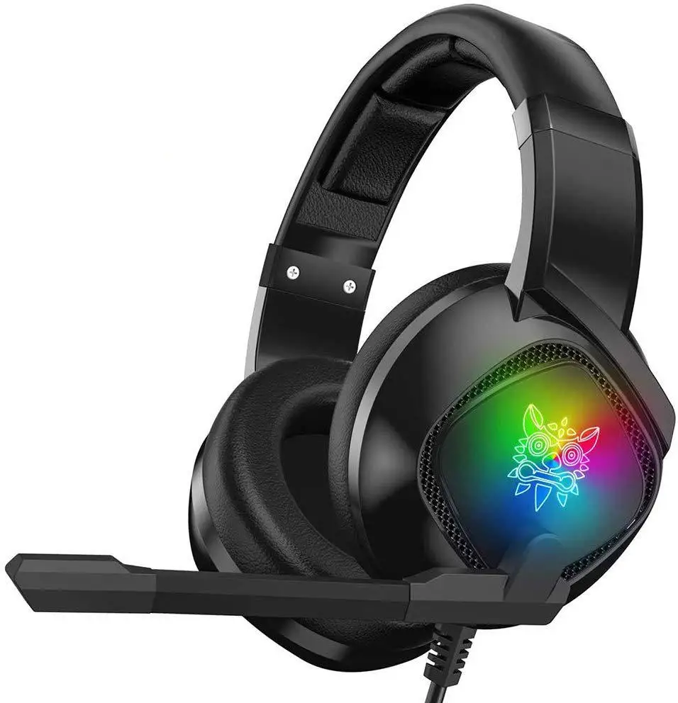 Игровая гарнитура проводная микрофон PS4 стереонаушники с RGB басами игровые