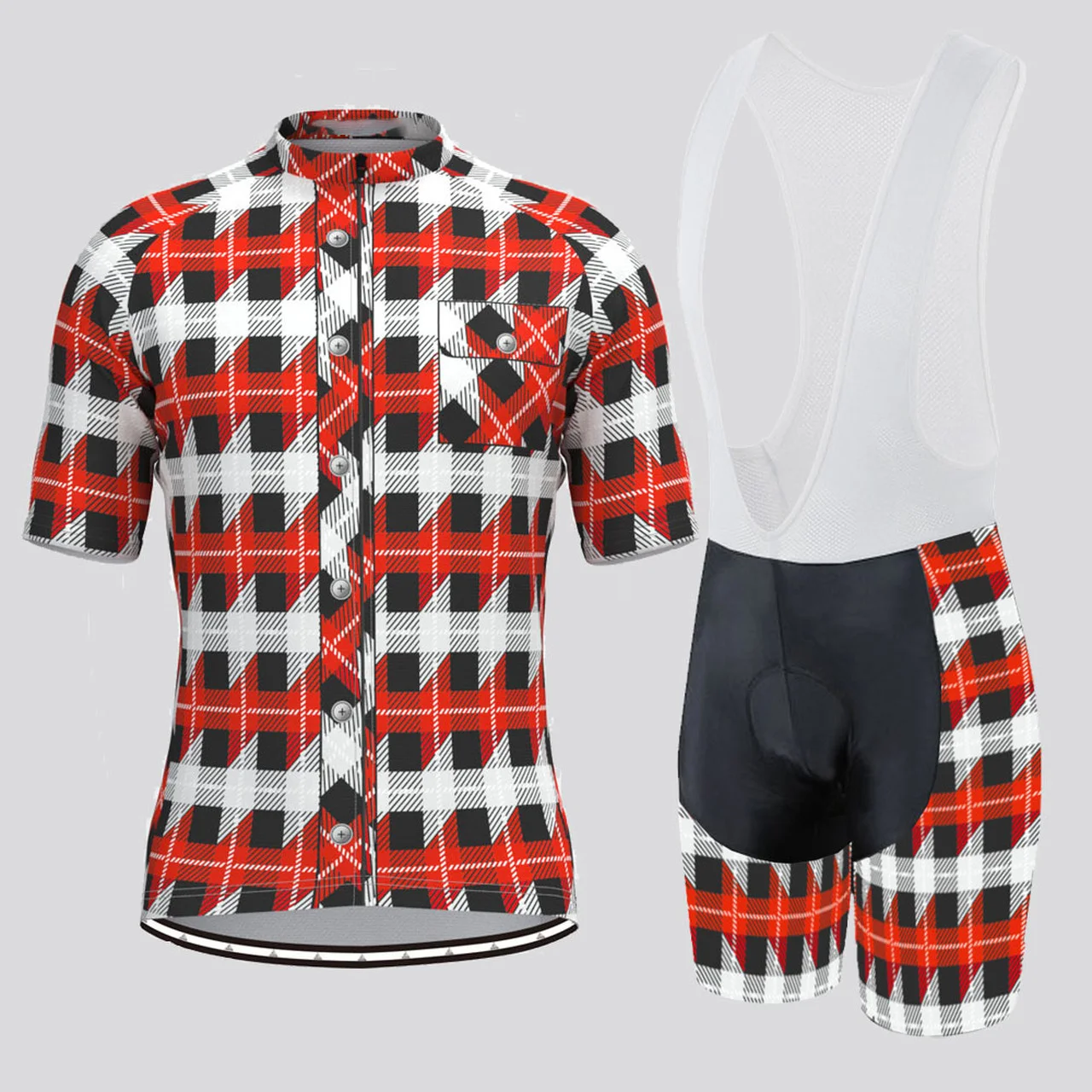 Plaid Checkered Cycling Jersey Men' Short Sleeve Cycling Jersey MTB Road Bike Cycling Clothing Apparel Muticolor Checkered
Plaid Checkered Cycling Jersey Men' Short Sleeve Cycling Jersey MTB Road Bike Cycling Clothing Apparel Muticolor Checkered