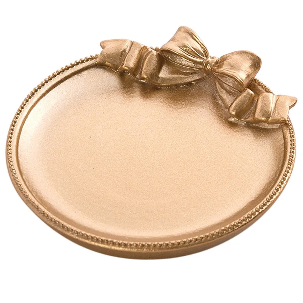 Nordic Resin Bowknot Metallic Jewelry Disc Earring Tray Used For Home Decoration Decoration Festive Party
Nordic Resin Bowknot Metallic Jewelry Disc Earring Tray Used For Home Decoration Decoration Festive Party
