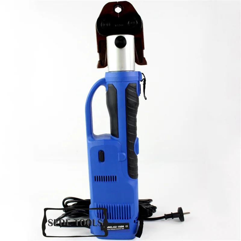 Electric Pex Pipe Crimping Tools Plumbing Tools with V15-,54mm and M12-54mm CZ-1550
Electric Pex Pipe Crimping Tools Plumbing Tools with V15-,54mm and M12-54mm CZ-1550