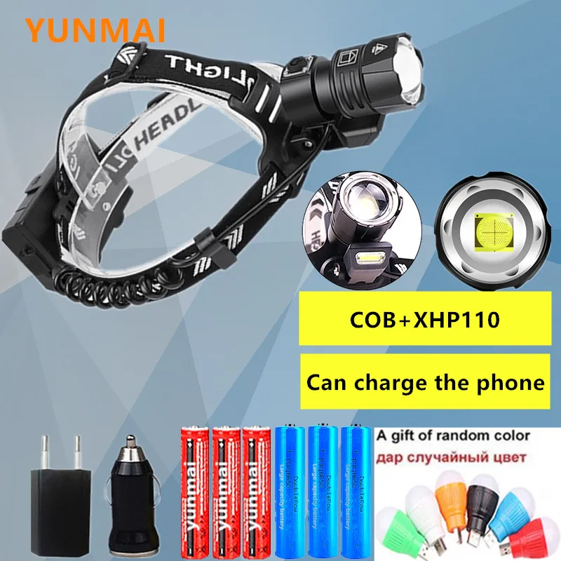 100000lm Most powerful XHP110 Led headlamp 18650 XHP90 Led Headlight USB Rechargeable Head Flashlight Torch Light Fishing Lamp
100000lm Most powerful XHP110 Led headlamp 18650 XHP90 Led Headlight USB Rechargeable Head Flashlight Torch Light Fishing Lamp