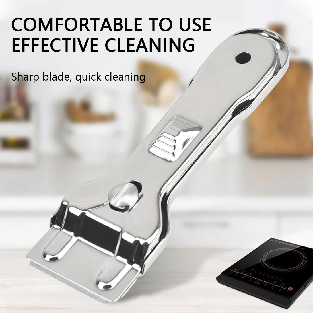 1PC Multifunction Glass Ceramic Hob Scraper Cleaner Remover With 5pcs Blade For Cleaning Oven Cooker Tools Utility Knife
1PC Multifunction Glass Ceramic Hob Scraper Cleaner Remover With 5pcs Blade For Cleaning Oven Cooker Tools Utility Knife