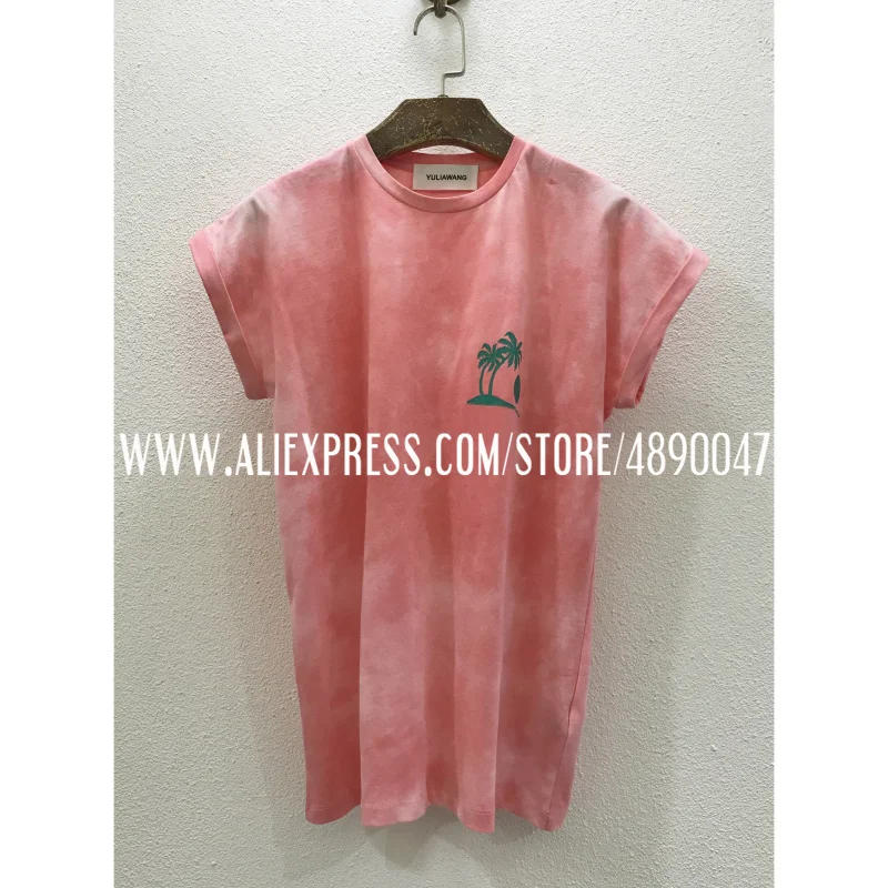 2021 spring summer round neck letter printing gradient color T-shirt women's casual loose coconut offset printing T-shirt
2021 spring summer round neck letter printing gradient color T-shirt women's casual loose coconut offset printing T-shirt