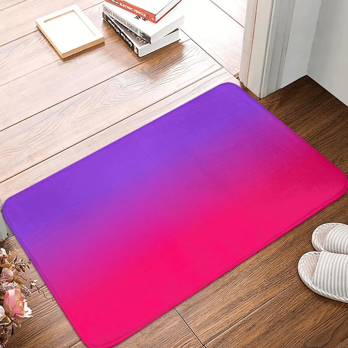 Neon Purple Pink Ombre Shade Color Fade Doormat Carpet Mat Rug Polyester PVC Anti-slip Floor Decor Bath Bathroom Kitchen Living
Neon Purple Pink Ombre Shade Color Fade Doormat Carpet Mat Rug Polyester PVC Anti-slip Floor Decor Bath Bathroom Kitchen Living